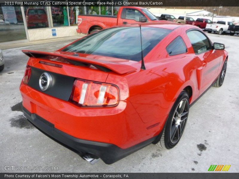 Race Red / CS Charcoal Black/Carbon 2011 Ford Mustang GT/CS California Special Coupe