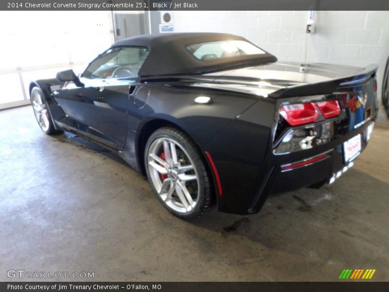 Black / Jet Black 2014 Chevrolet Corvette Stingray Convertible Z51