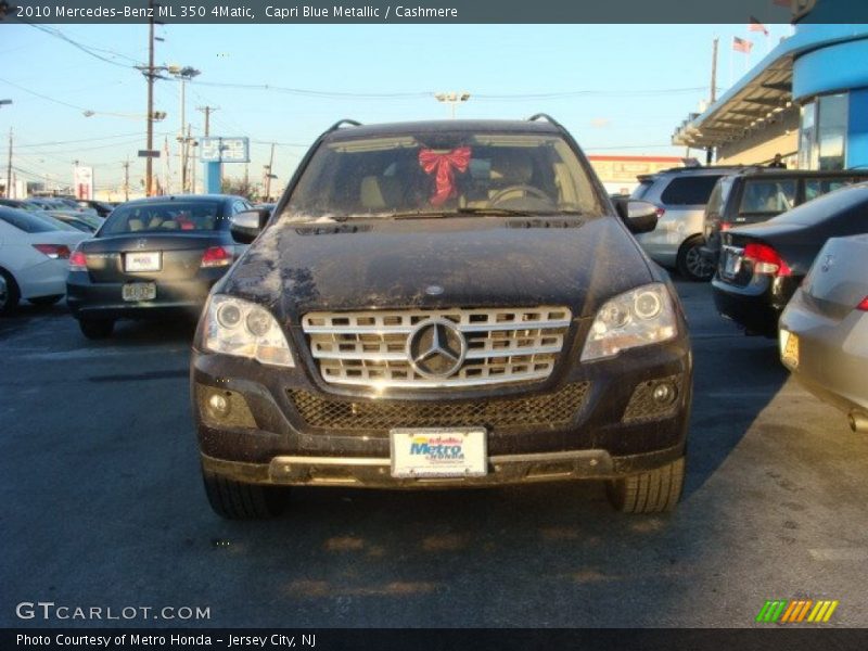 Capri Blue Metallic / Cashmere 2010 Mercedes-Benz ML 350 4Matic