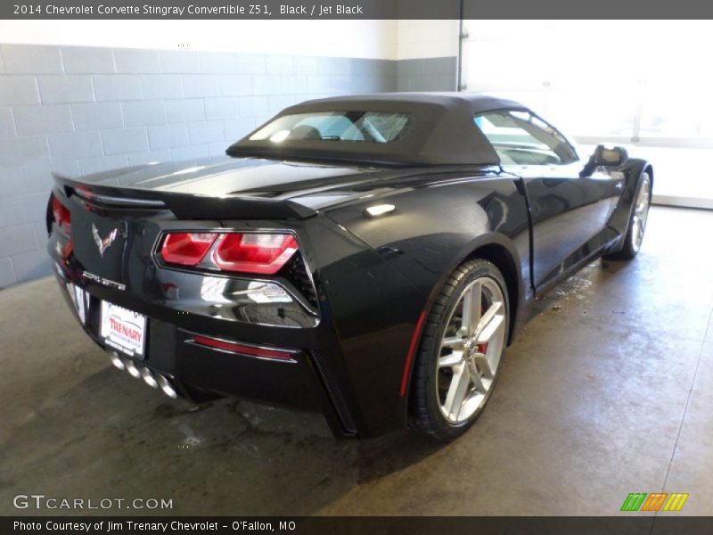 Black / Jet Black 2014 Chevrolet Corvette Stingray Convertible Z51