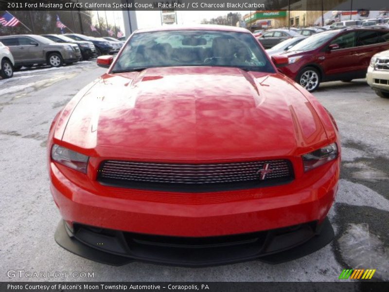 Race Red / CS Charcoal Black/Carbon 2011 Ford Mustang GT/CS California Special Coupe
