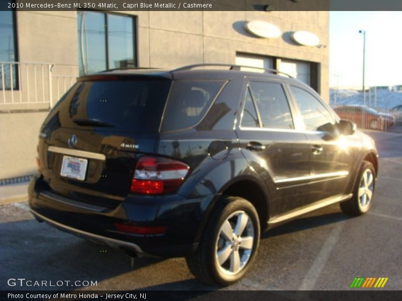 Capri Blue Metallic / Cashmere 2010 Mercedes-Benz ML 350 4Matic