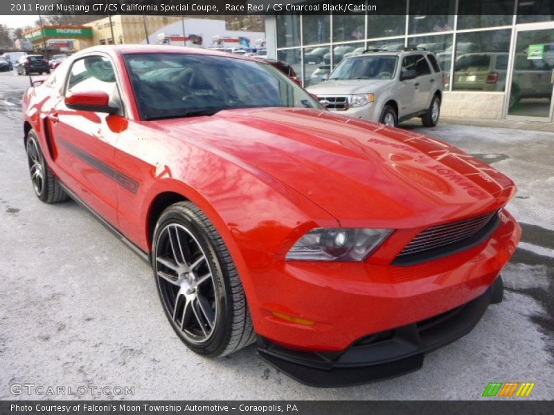Race Red / CS Charcoal Black/Carbon 2011 Ford Mustang GT/CS California Special Coupe