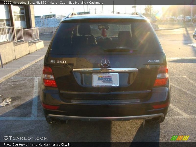 Capri Blue Metallic / Cashmere 2010 Mercedes-Benz ML 350 4Matic