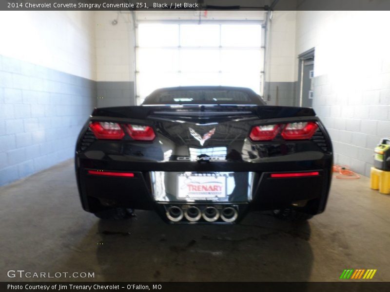 Black / Jet Black 2014 Chevrolet Corvette Stingray Convertible Z51