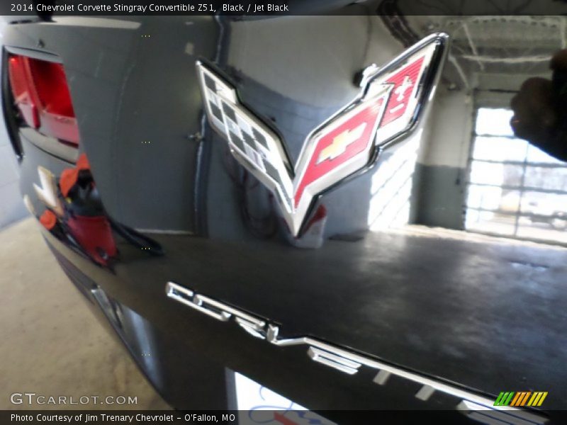 Black / Jet Black 2014 Chevrolet Corvette Stingray Convertible Z51