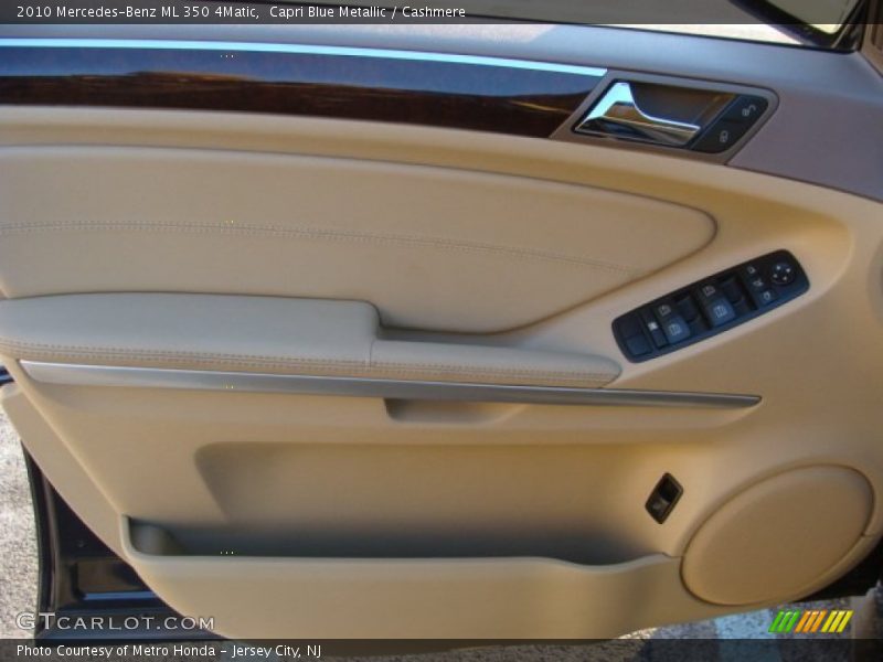 Capri Blue Metallic / Cashmere 2010 Mercedes-Benz ML 350 4Matic