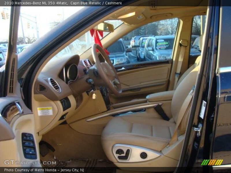 Capri Blue Metallic / Cashmere 2010 Mercedes-Benz ML 350 4Matic