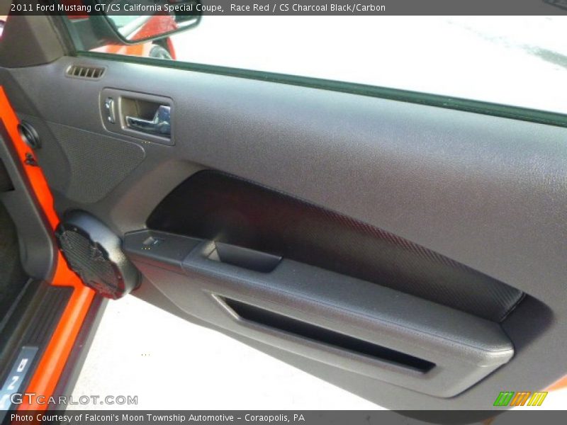 Race Red / CS Charcoal Black/Carbon 2011 Ford Mustang GT/CS California Special Coupe