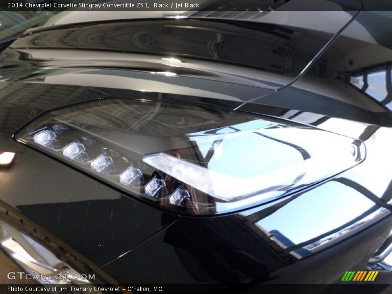 Black / Jet Black 2014 Chevrolet Corvette Stingray Convertible Z51
