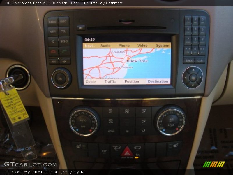 Capri Blue Metallic / Cashmere 2010 Mercedes-Benz ML 350 4Matic