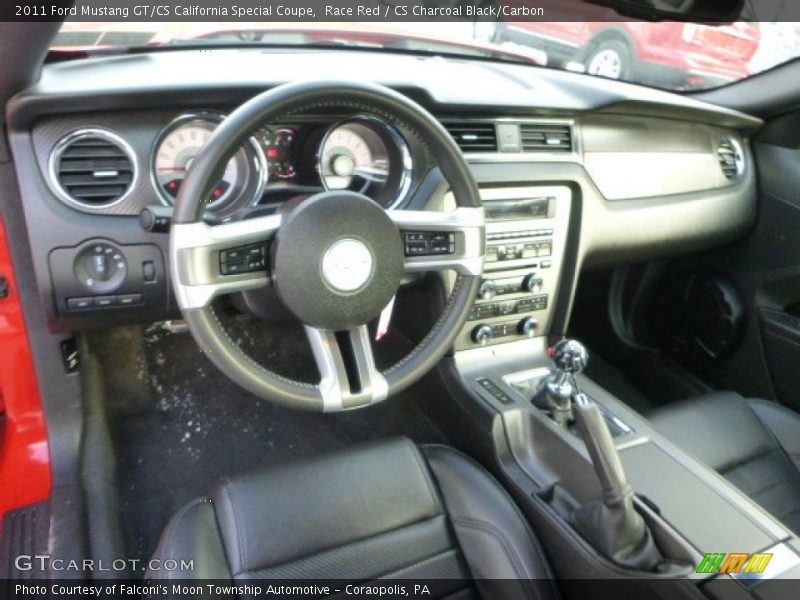 Race Red / CS Charcoal Black/Carbon 2011 Ford Mustang GT/CS California Special Coupe