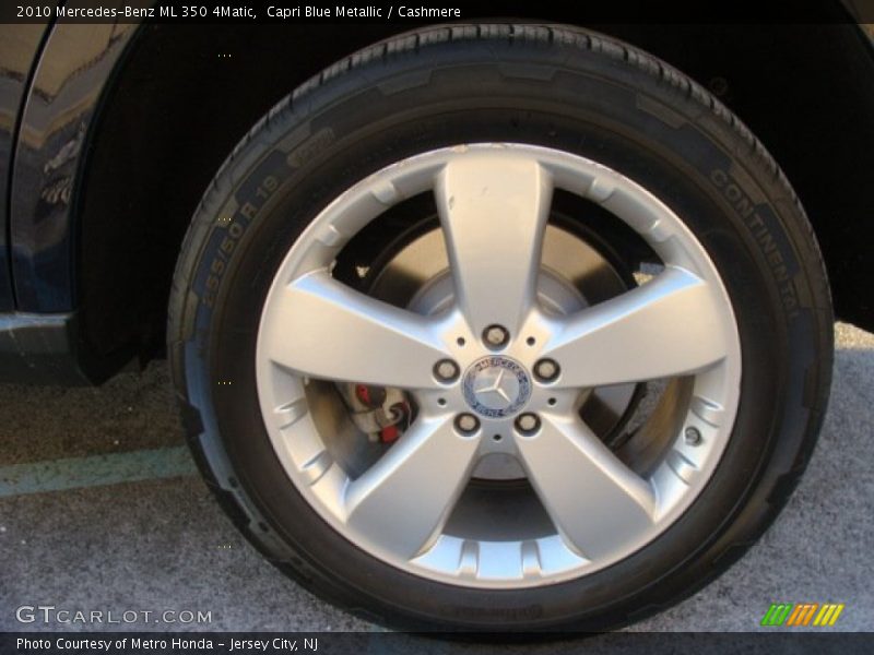 Capri Blue Metallic / Cashmere 2010 Mercedes-Benz ML 350 4Matic