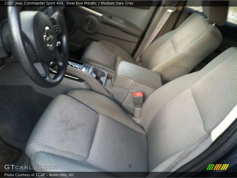 Steel Blue Metallic / Medium Slate Gray 2007 Jeep Commander Sport 4x4