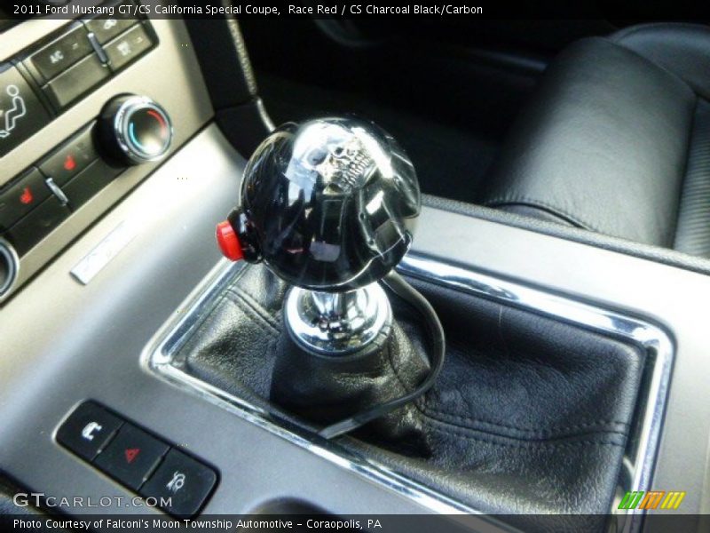 Race Red / CS Charcoal Black/Carbon 2011 Ford Mustang GT/CS California Special Coupe