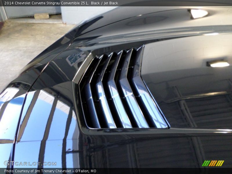 Black / Jet Black 2014 Chevrolet Corvette Stingray Convertible Z51