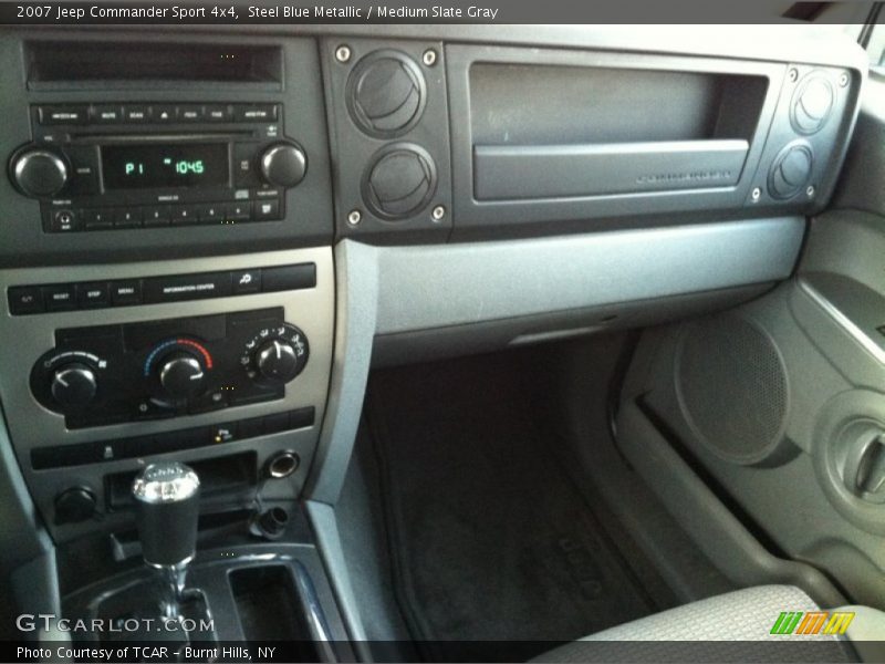 Steel Blue Metallic / Medium Slate Gray 2007 Jeep Commander Sport 4x4
