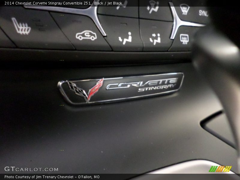 Black / Jet Black 2014 Chevrolet Corvette Stingray Convertible Z51