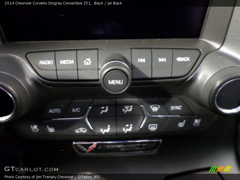 Controls of 2014 Corvette Stingray Convertible Z51