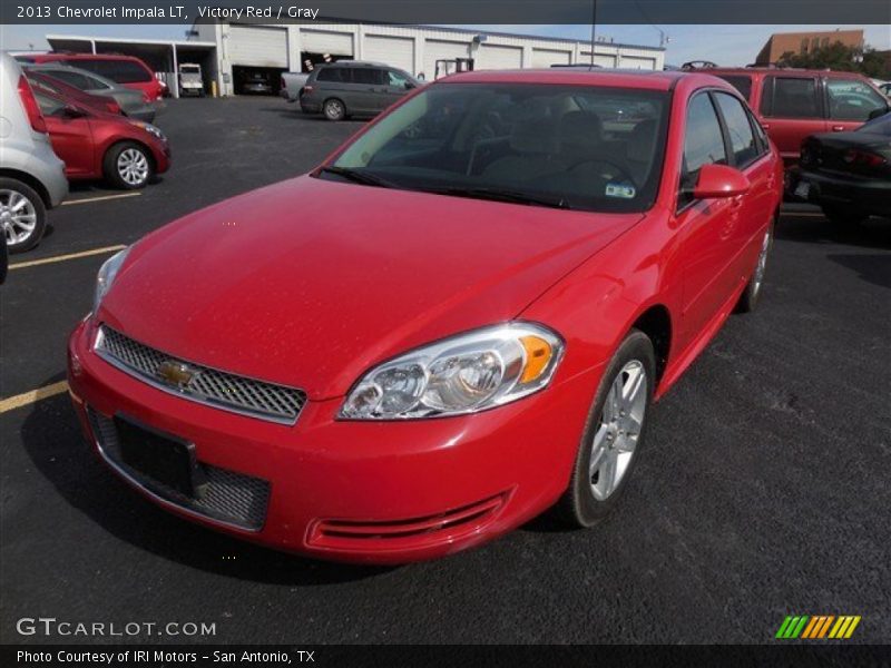 Victory Red / Gray 2013 Chevrolet Impala LT