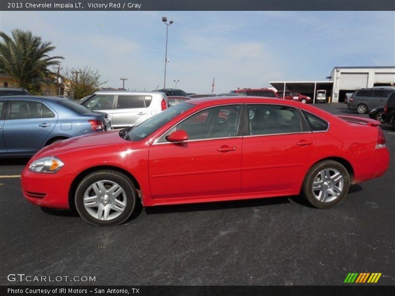 Victory Red / Gray 2013 Chevrolet Impala LT