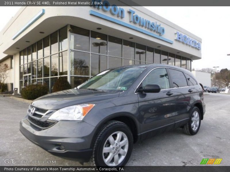 Polished Metal Metallic / Black 2011 Honda CR-V SE 4WD