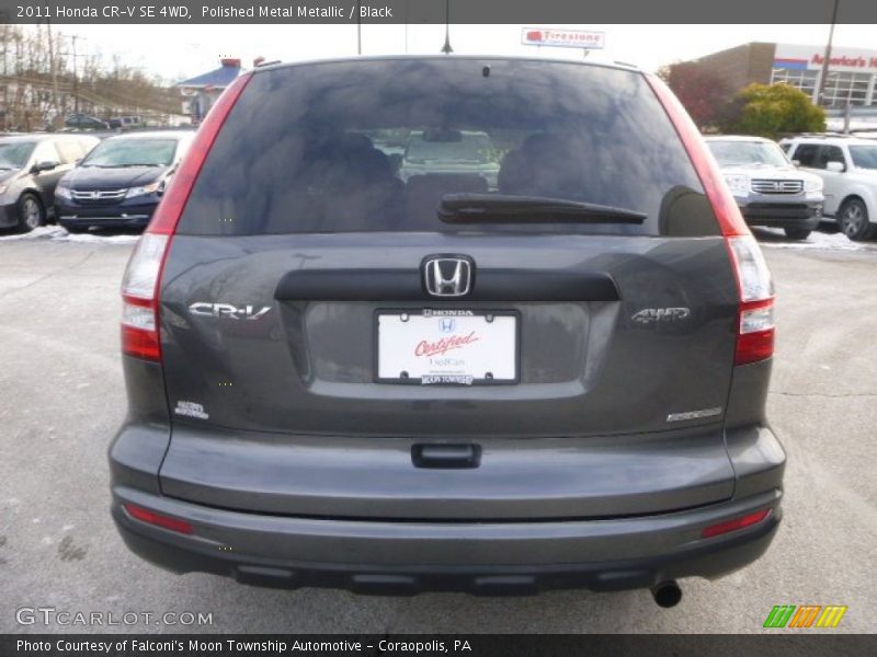Polished Metal Metallic / Black 2011 Honda CR-V SE 4WD