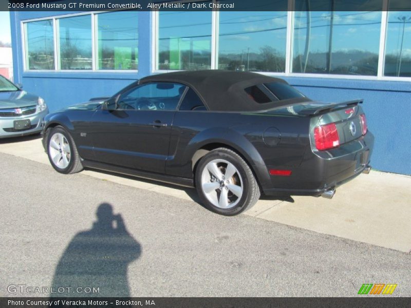Alloy Metallic / Dark Charcoal 2008 Ford Mustang GT Premium Convertible