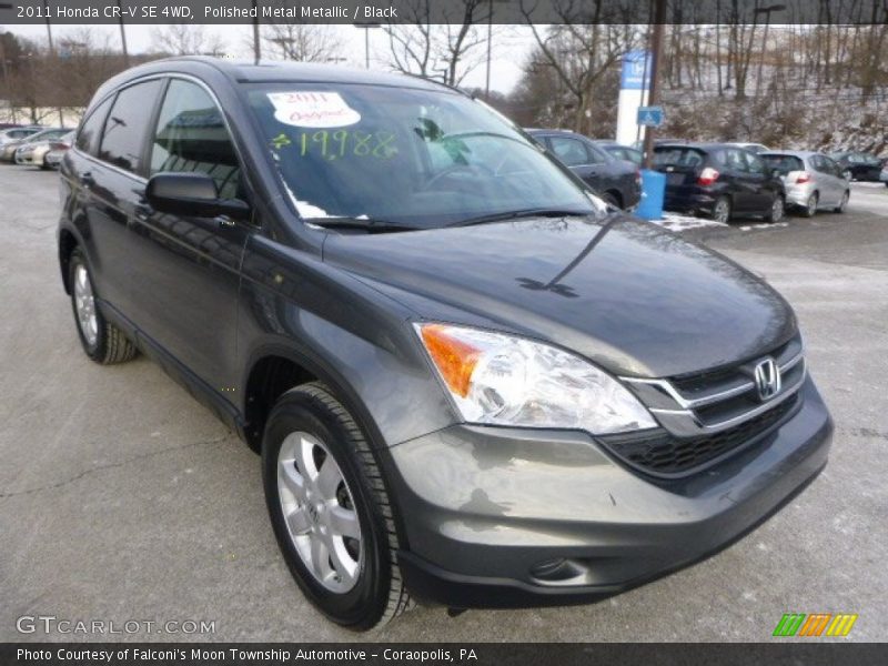 Polished Metal Metallic / Black 2011 Honda CR-V SE 4WD