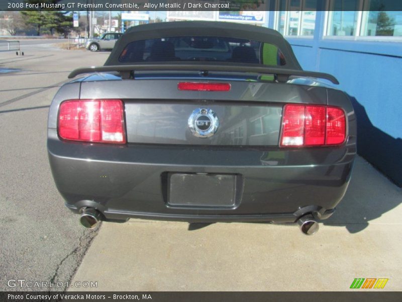 Alloy Metallic / Dark Charcoal 2008 Ford Mustang GT Premium Convertible
