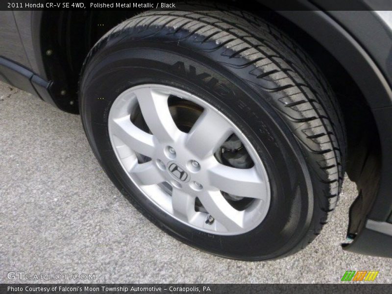 Polished Metal Metallic / Black 2011 Honda CR-V SE 4WD