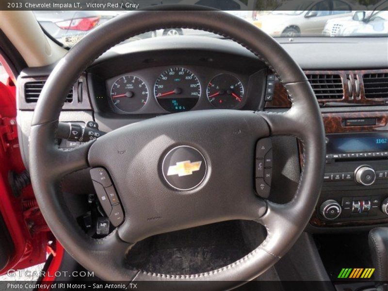 Victory Red / Gray 2013 Chevrolet Impala LT