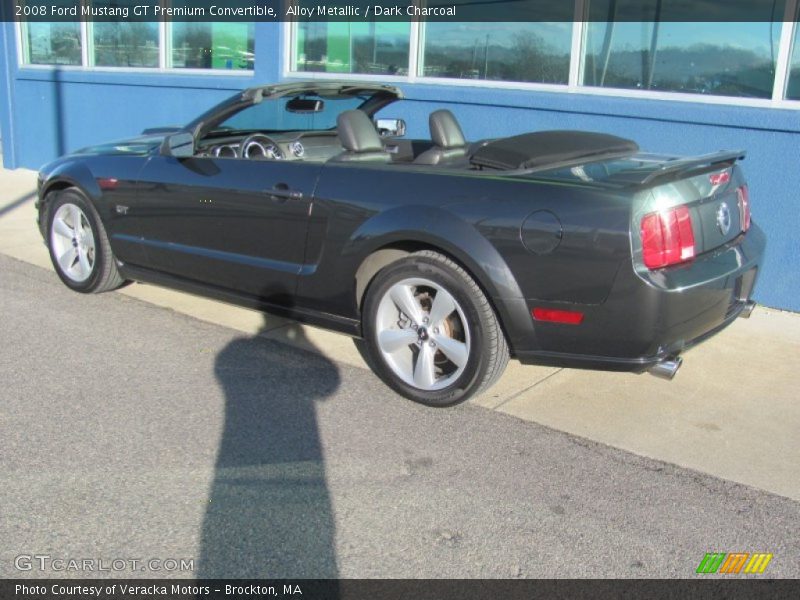 Alloy Metallic / Dark Charcoal 2008 Ford Mustang GT Premium Convertible