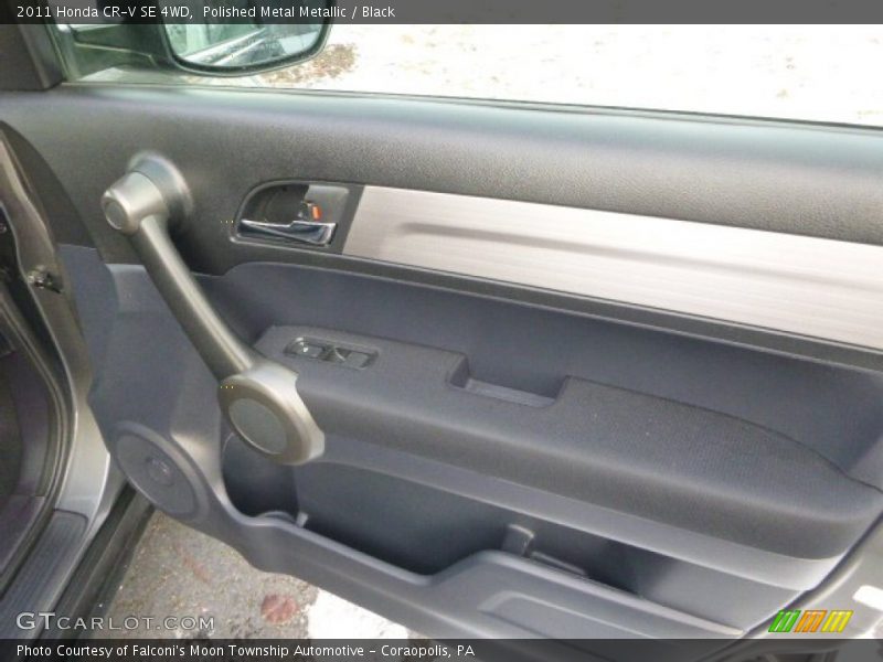 Polished Metal Metallic / Black 2011 Honda CR-V SE 4WD