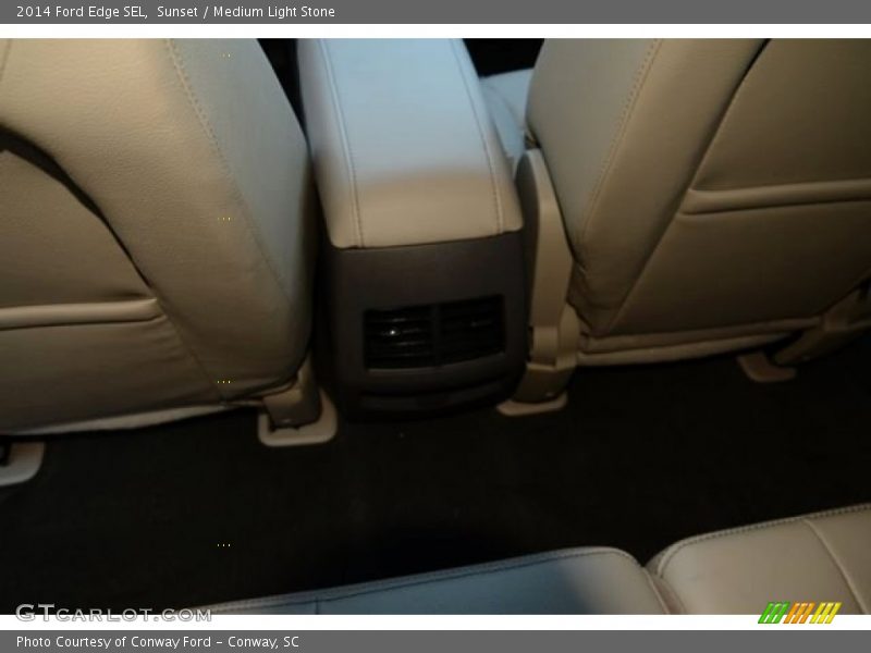 Sunset / Medium Light Stone 2014 Ford Edge SEL