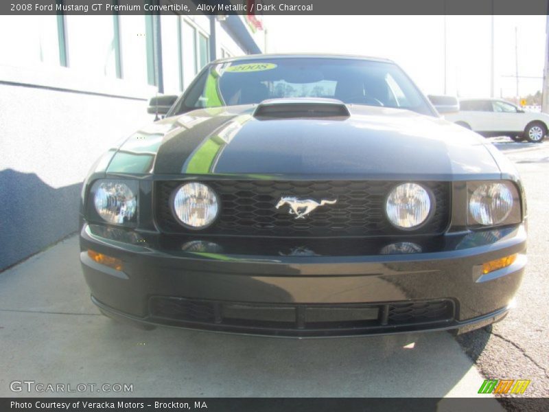 Alloy Metallic / Dark Charcoal 2008 Ford Mustang GT Premium Convertible