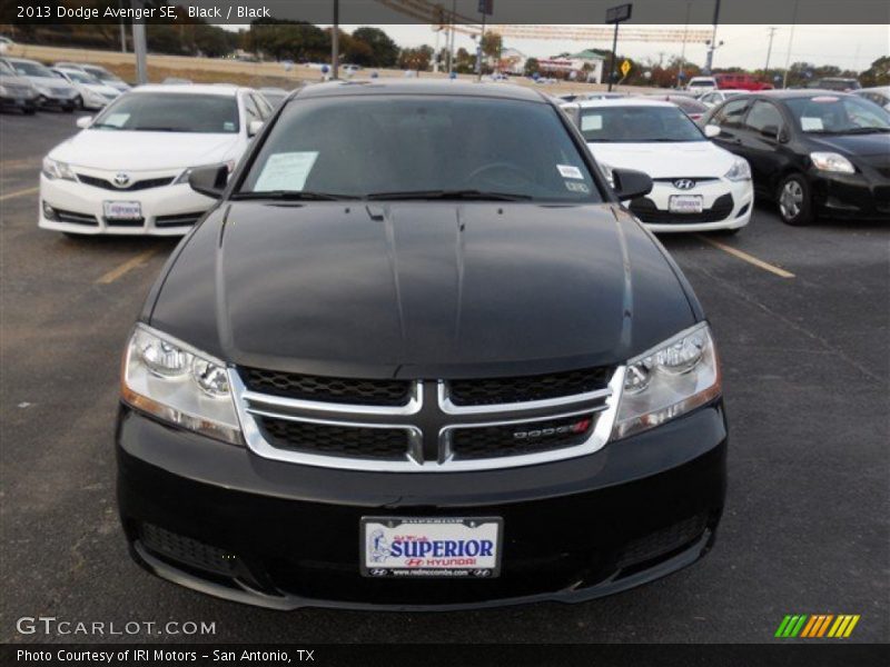 Black / Black 2013 Dodge Avenger SE