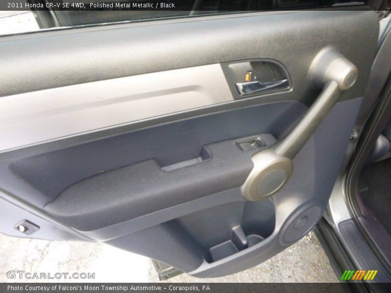 Polished Metal Metallic / Black 2011 Honda CR-V SE 4WD