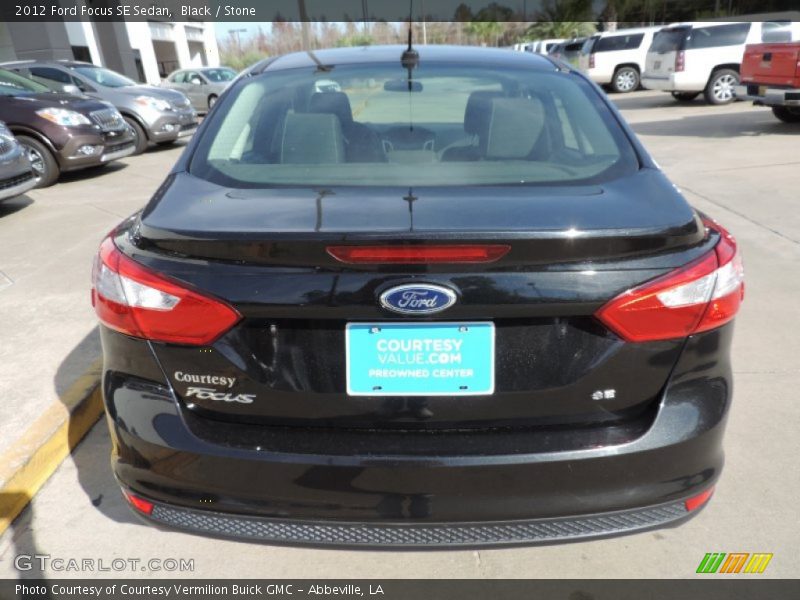 Black / Stone 2012 Ford Focus SE Sedan