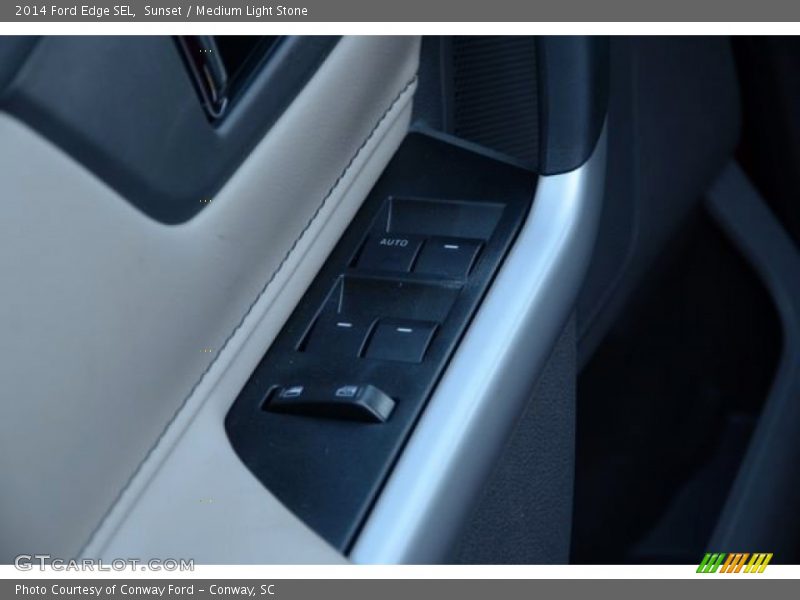 Sunset / Medium Light Stone 2014 Ford Edge SEL