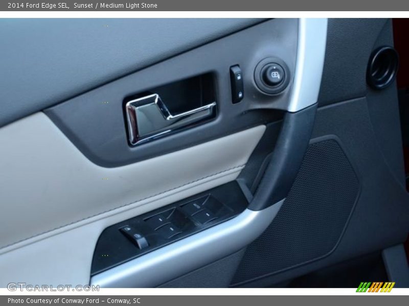 Sunset / Medium Light Stone 2014 Ford Edge SEL