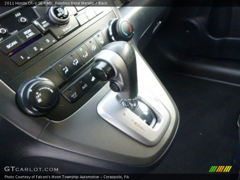 Polished Metal Metallic / Black 2011 Honda CR-V SE 4WD