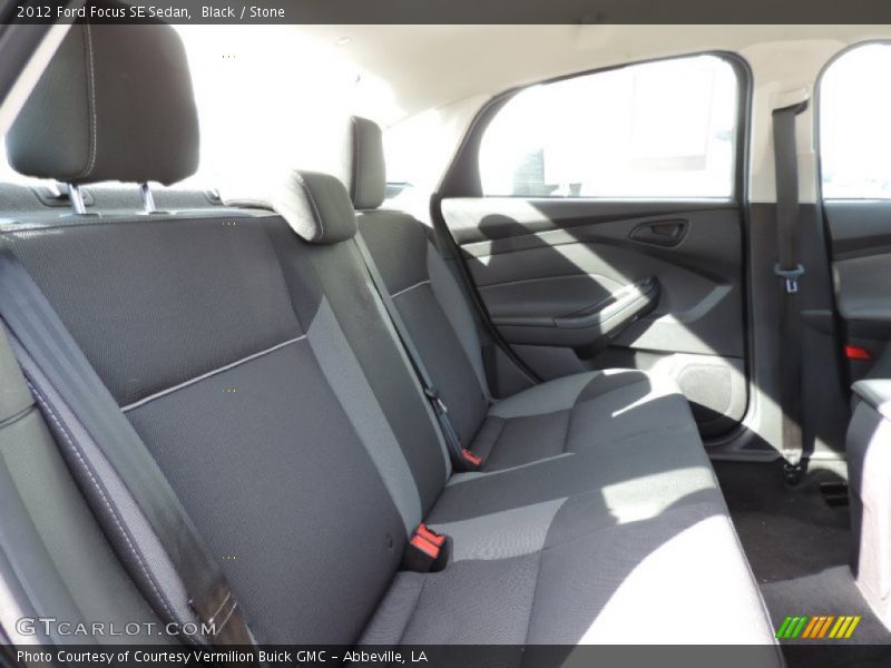 Black / Stone 2012 Ford Focus SE Sedan