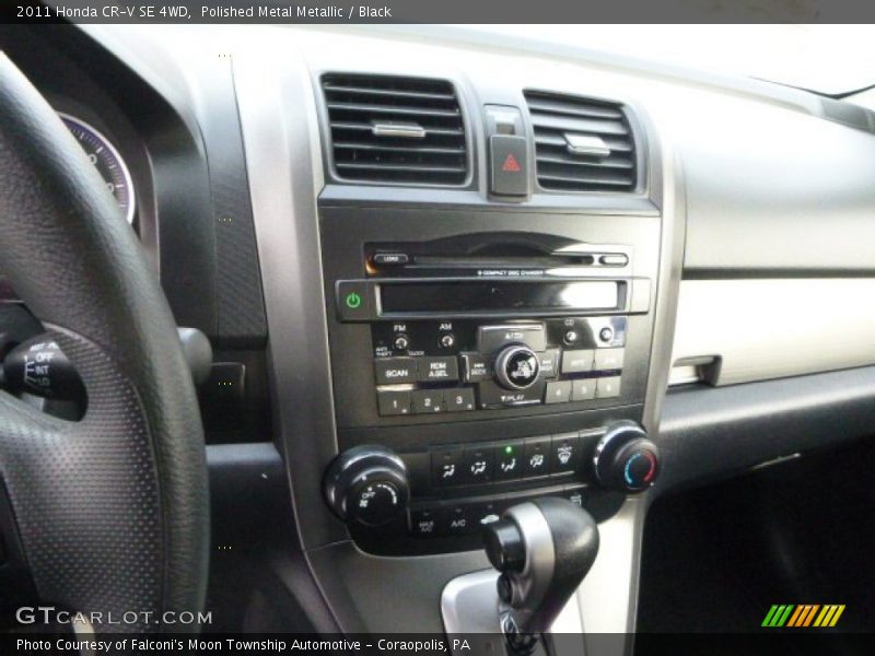 Polished Metal Metallic / Black 2011 Honda CR-V SE 4WD