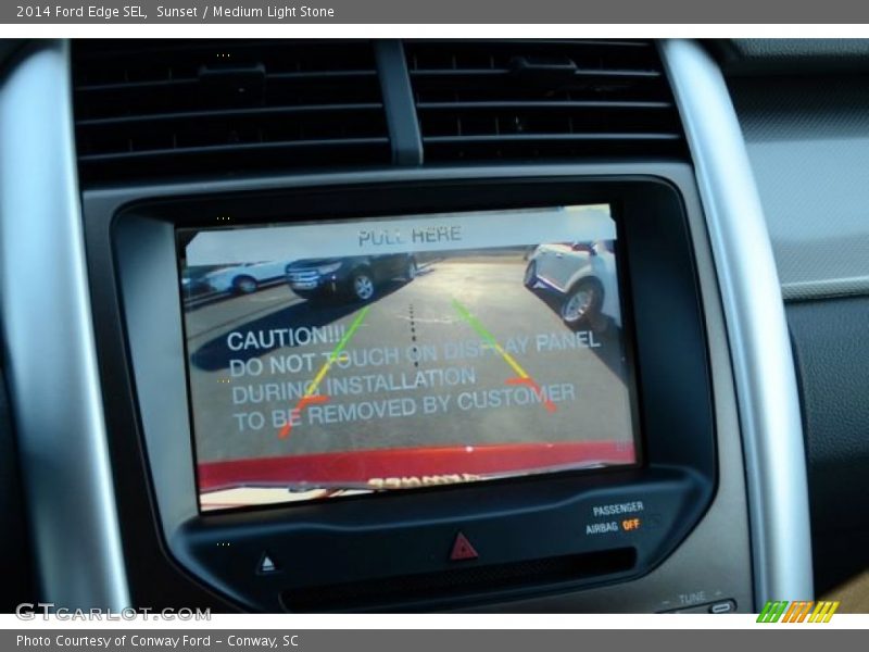 Sunset / Medium Light Stone 2014 Ford Edge SEL