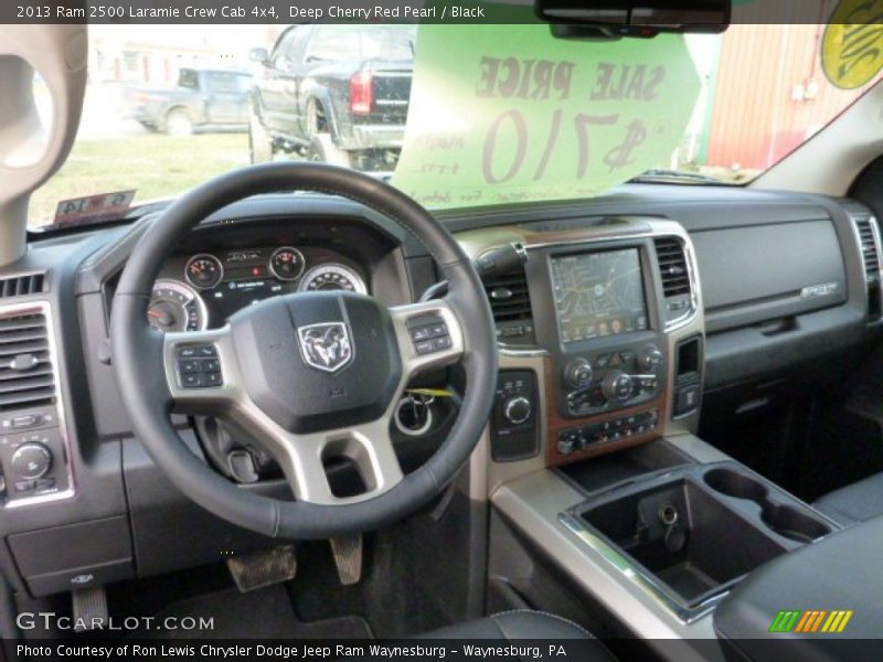 Deep Cherry Red Pearl / Black 2013 Ram 2500 Laramie Crew Cab 4x4