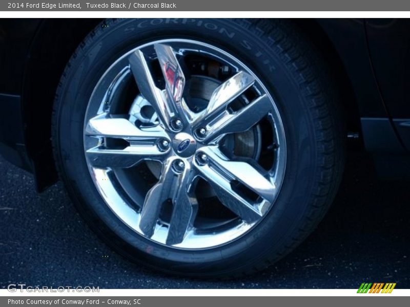 Tuxedo Black / Charcoal Black 2014 Ford Edge Limited