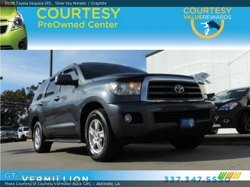 Silver Sky Metallic / Graphite 2008 Toyota Sequoia SR5