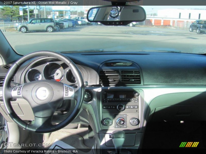 Ocean Mist Metallic / Gray 2007 Saturn Aura XE