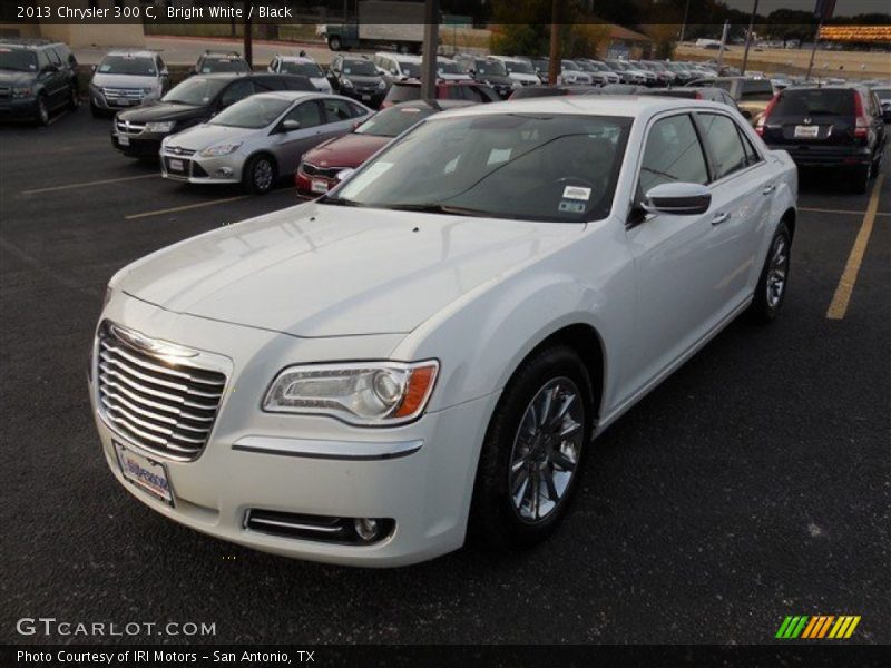 Bright White / Black 2013 Chrysler 300 C
